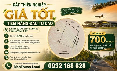 🔥 ĐẤT THIỆN NGHIỆP GIÁ TỐT – TIỀM NĂNG ĐẦU TƯ CAO 🔥