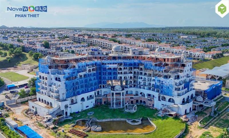 Novaland (NVL) cập nhật tiến độ khách sạn tại dự án 5 tỷ USD do Xây dựng Hòa Bình thi công