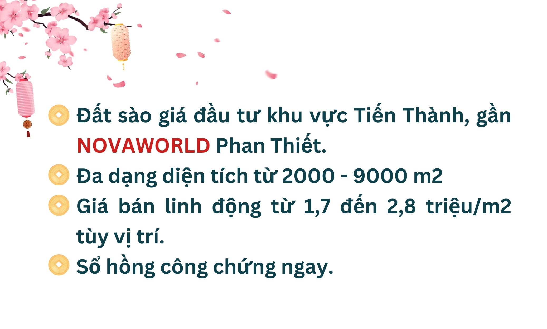 BÁN ĐẤT SÀO VỊ TRÍ ĐẸP, GIÁ ĐẦU TƯ GẦN NOVAWORLD PHAN THIẾT